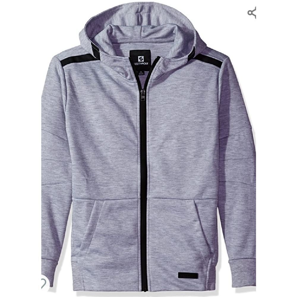 Southpole Boys' Big Tech Fleece Hooded Jacket